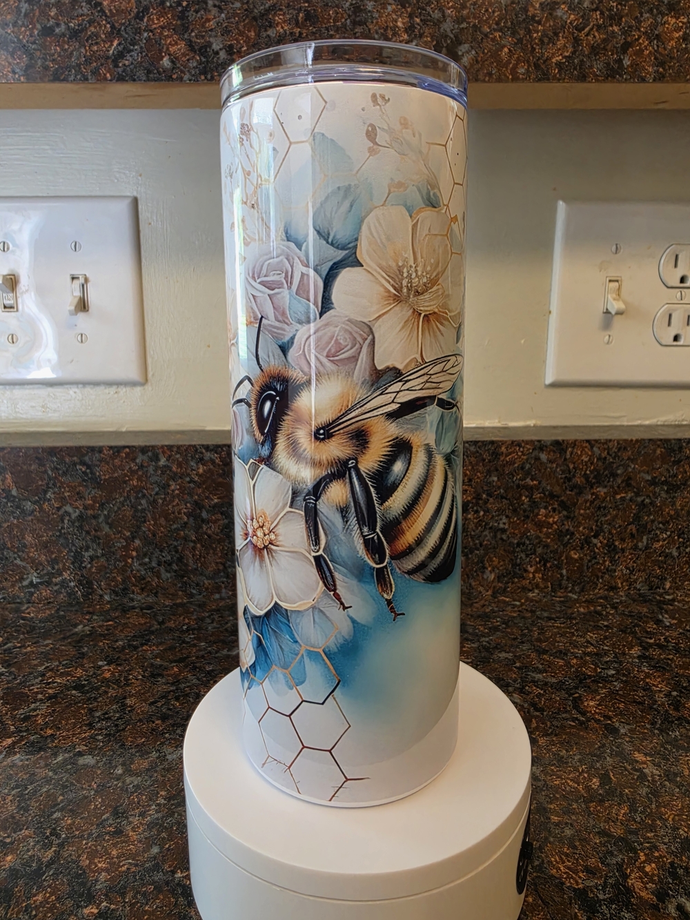 Bee Floral Tumbler